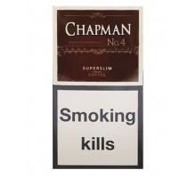 Сигареты Chapman №4 Superslims Coffee (Чапман Суперслимс Шоколад)