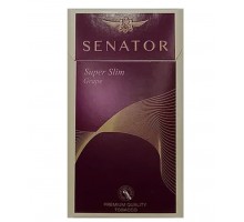 Сигареты Senator Superslim Grape (Сенатор Суперслим Виноград)