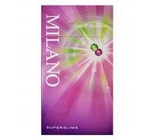 Сигареты Milano Grape&Applemint Superslims (Милано Виноград Мятное Яблоко Суперслим)