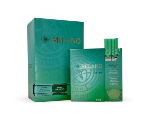 Купить Сигареты Milano LSS Greens (Милано ЛСС Гринс)